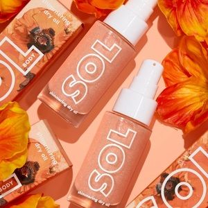 2/$25 Peach Bellini SOL shimmering dry oil